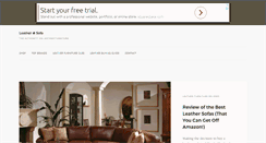 Desktop Screenshot of leather-sofa.org